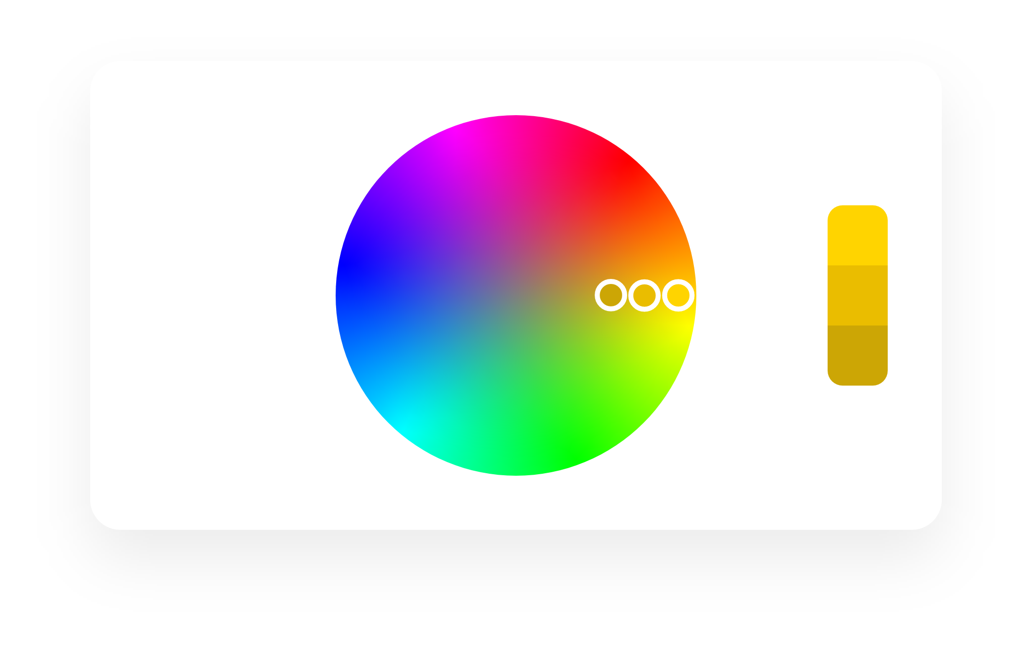 triadic color wheel